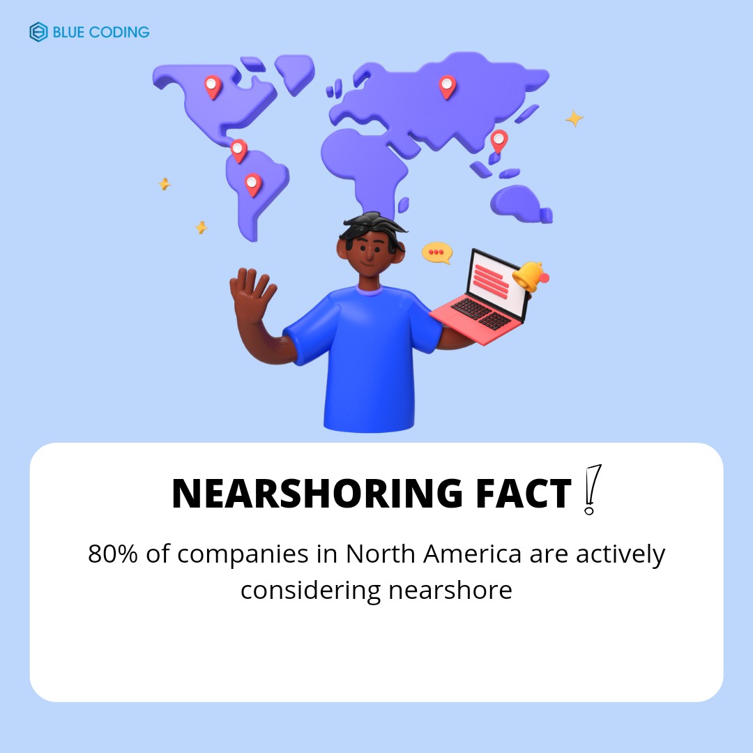 nearshoring fact by blue coding